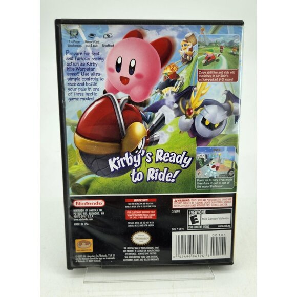 Kirby Air Ride (Nintendo GameCube 2003 Players Choice) Complete CIB - Picture 4 of 5
